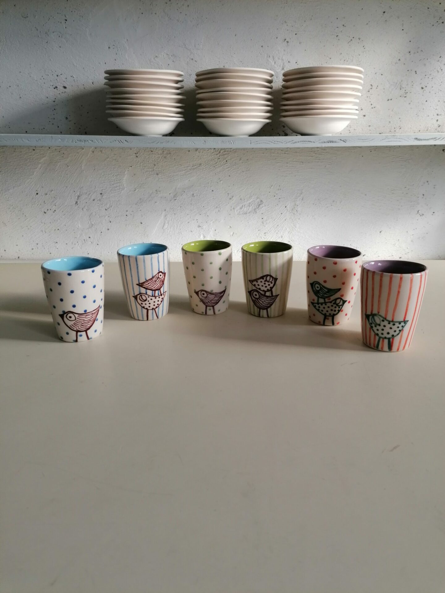 BICCHIERINO DA LIQUORE O CAFFÈ h8cm set 6 pezzi - immagine 2