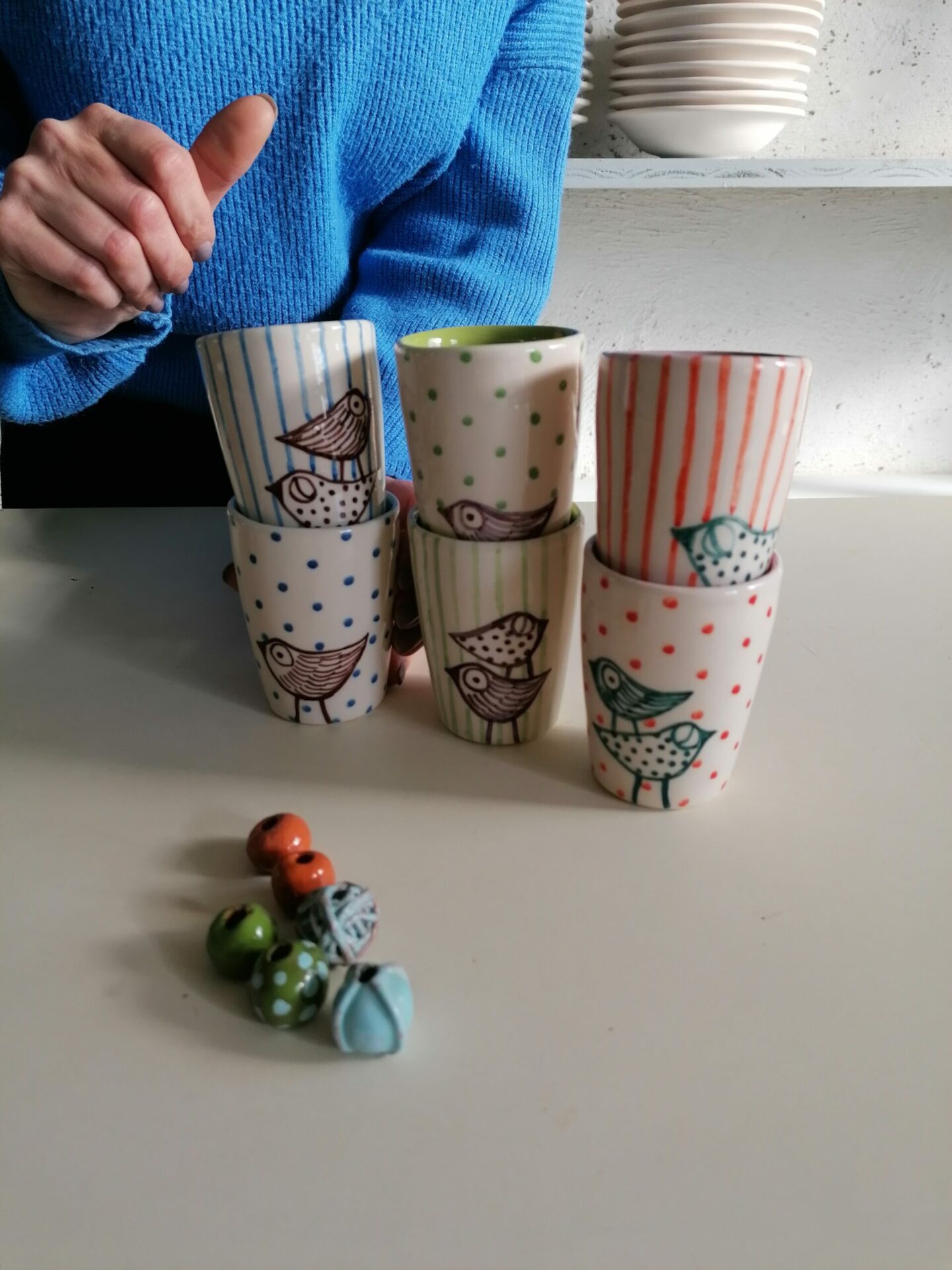 BICCHIERINO DA LIQUORE O CAFFÈ h8cm set 6 pezzi - immagine 3