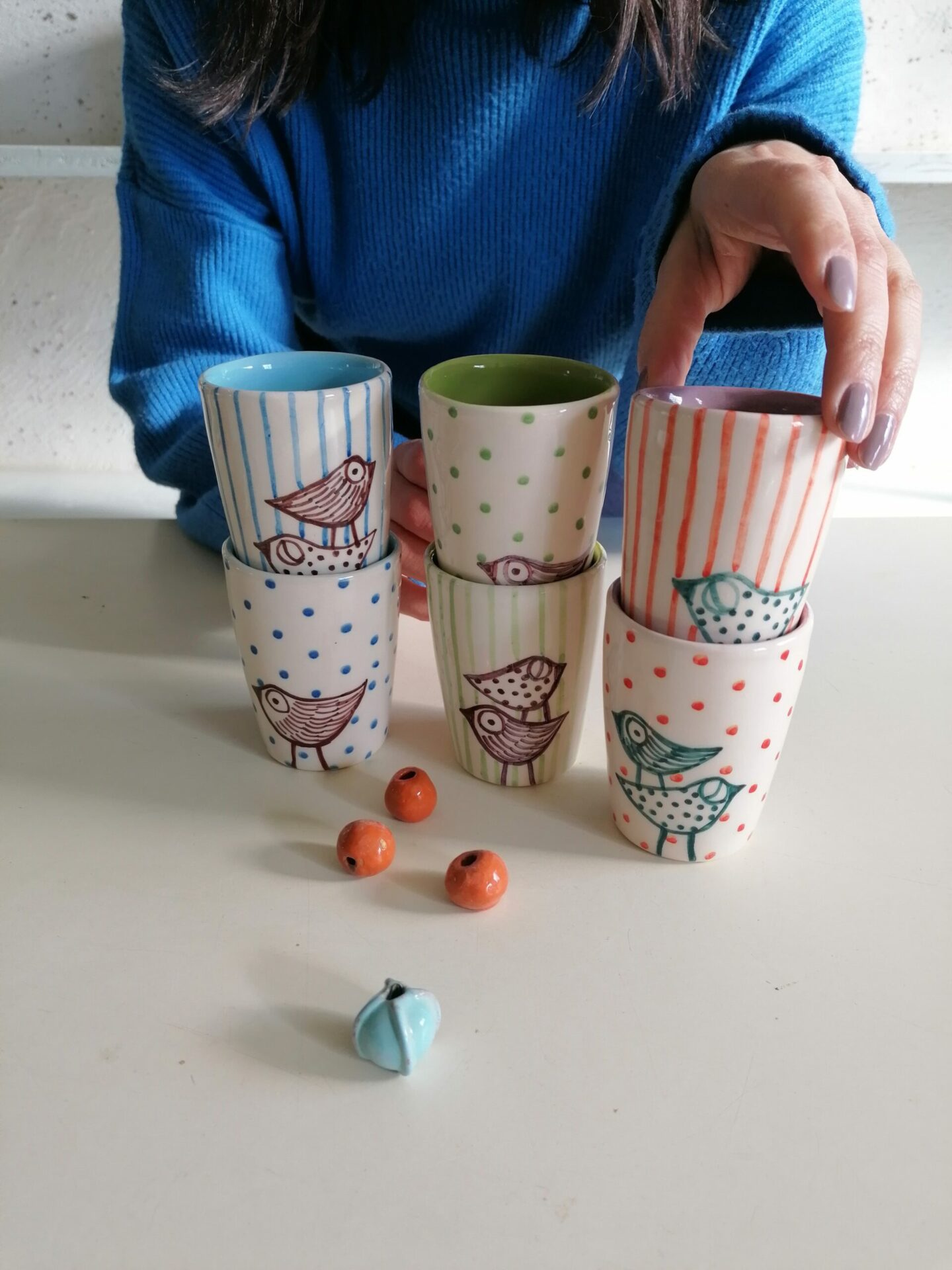 BICCHIERINO DA LIQUORE O CAFFÈ h8cm set 6 pezzi - immagine 4