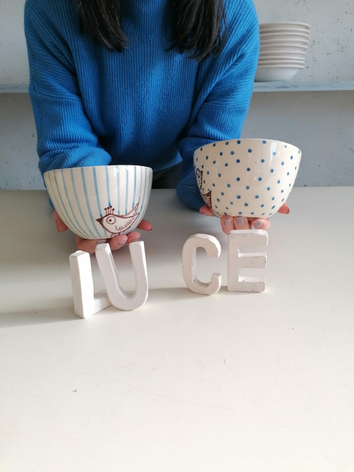 COPPETTA CEREALI CELESTE h7cm set 2 pezzi - immagine 6