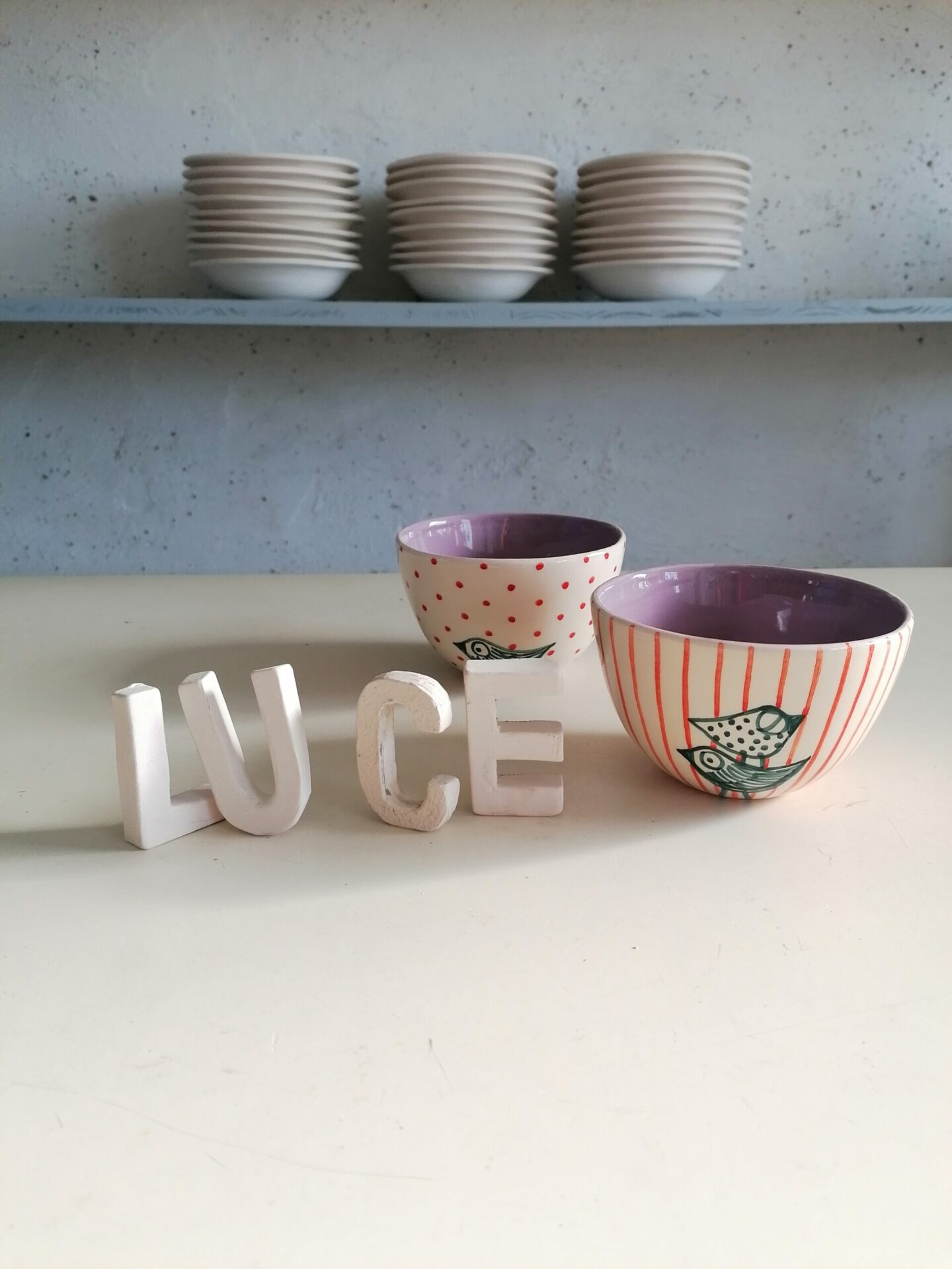 COPPETTA CEREALI LILLA h7cm set 2 pezzi - immagine 4