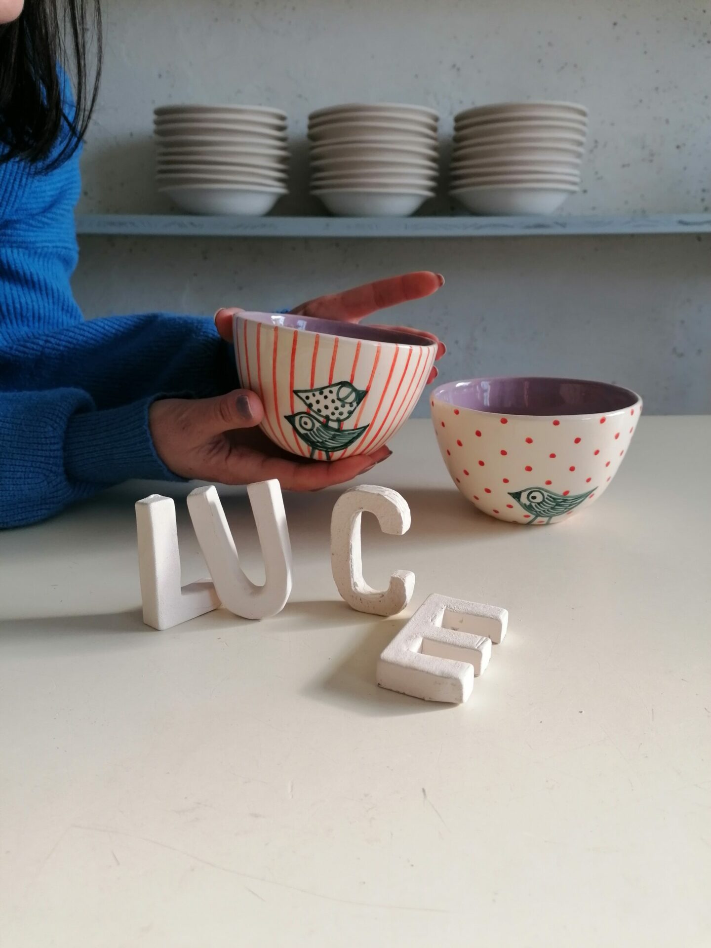 COPPETTA CEREALI LILLA h7cm set 2 pezzi - immagine 5