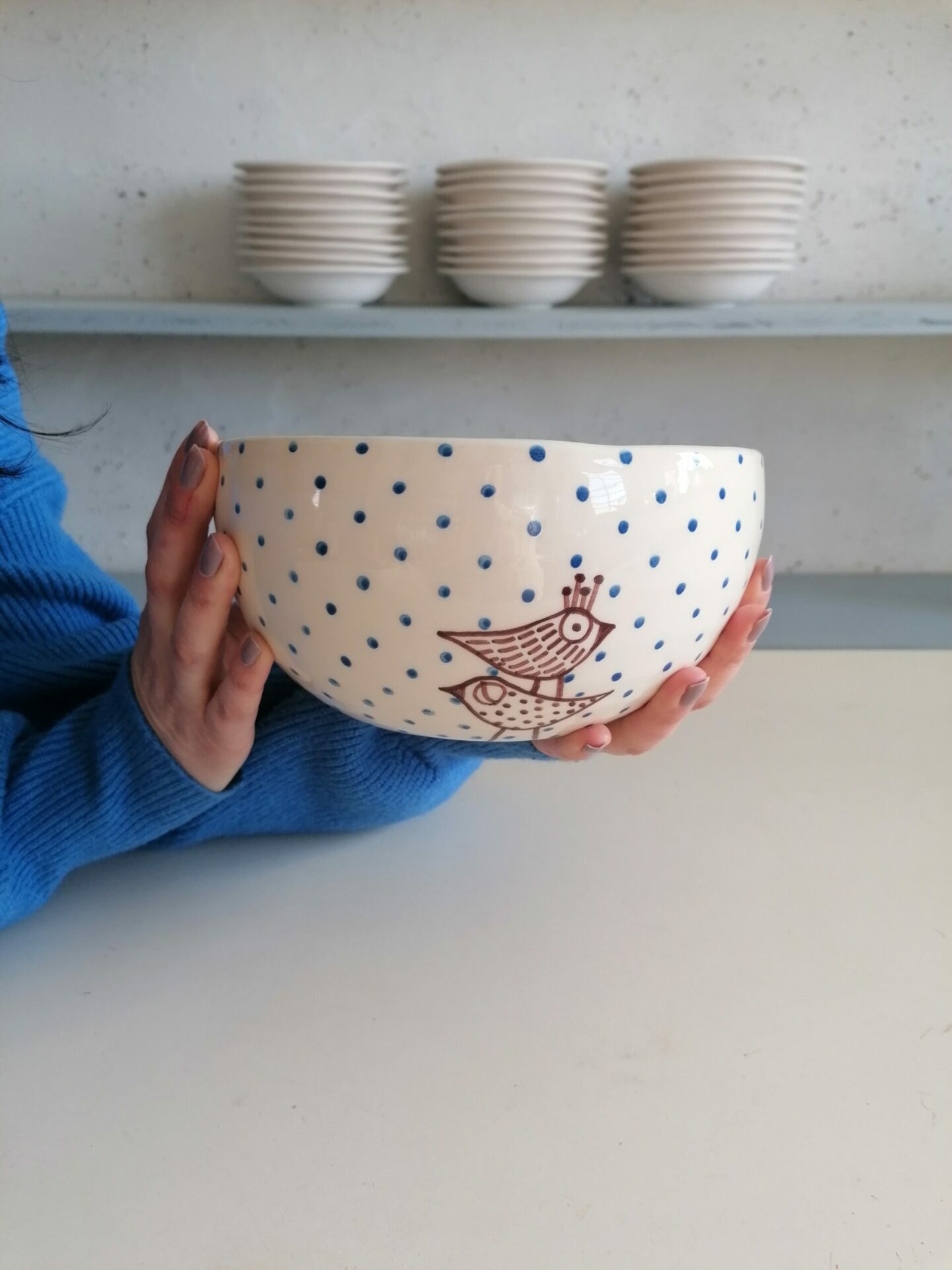 INSALATIERA CELESTE 19cm