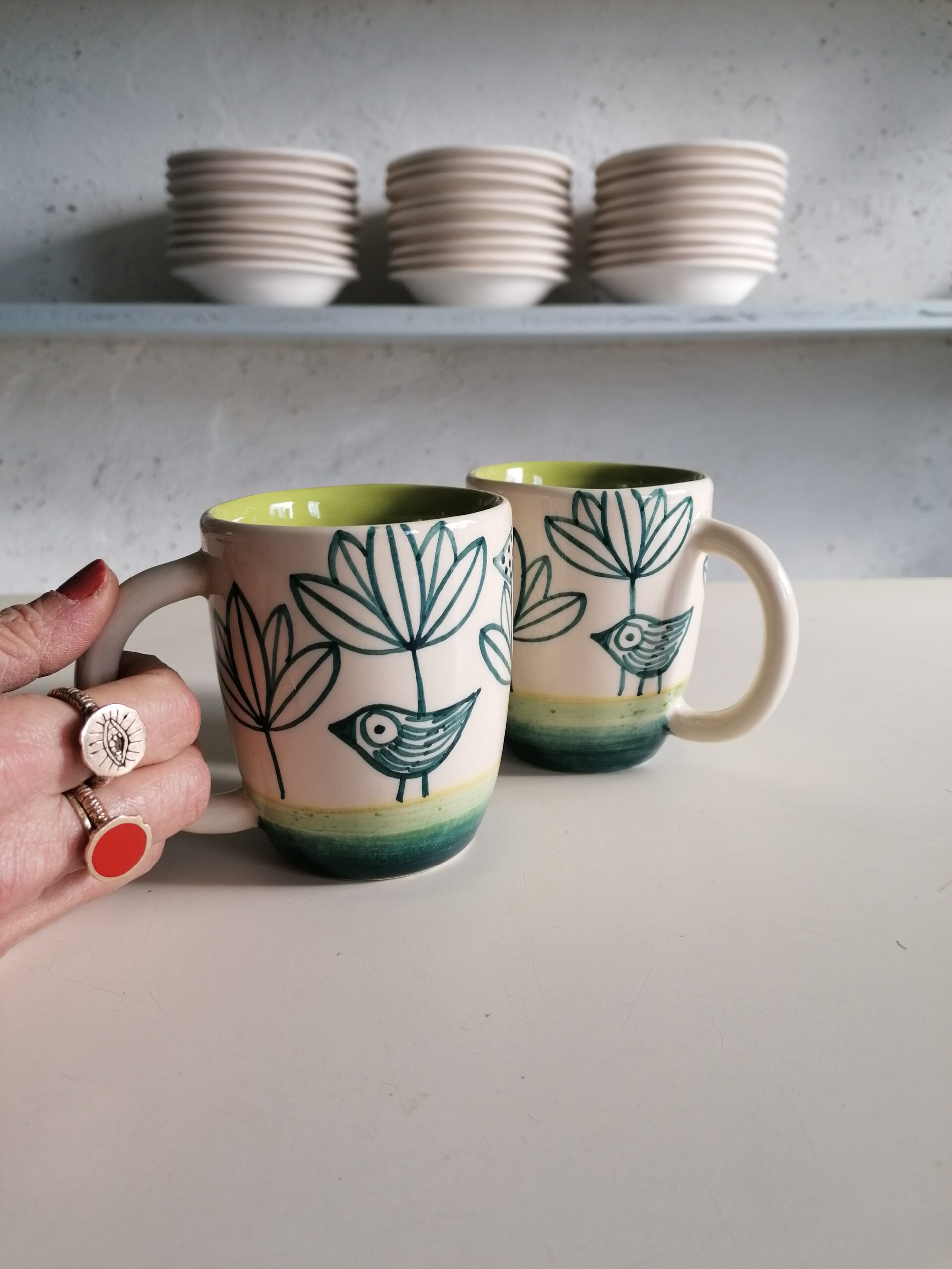 TAZZA DA CAPPUCCINO h9cm set 2 pezzi