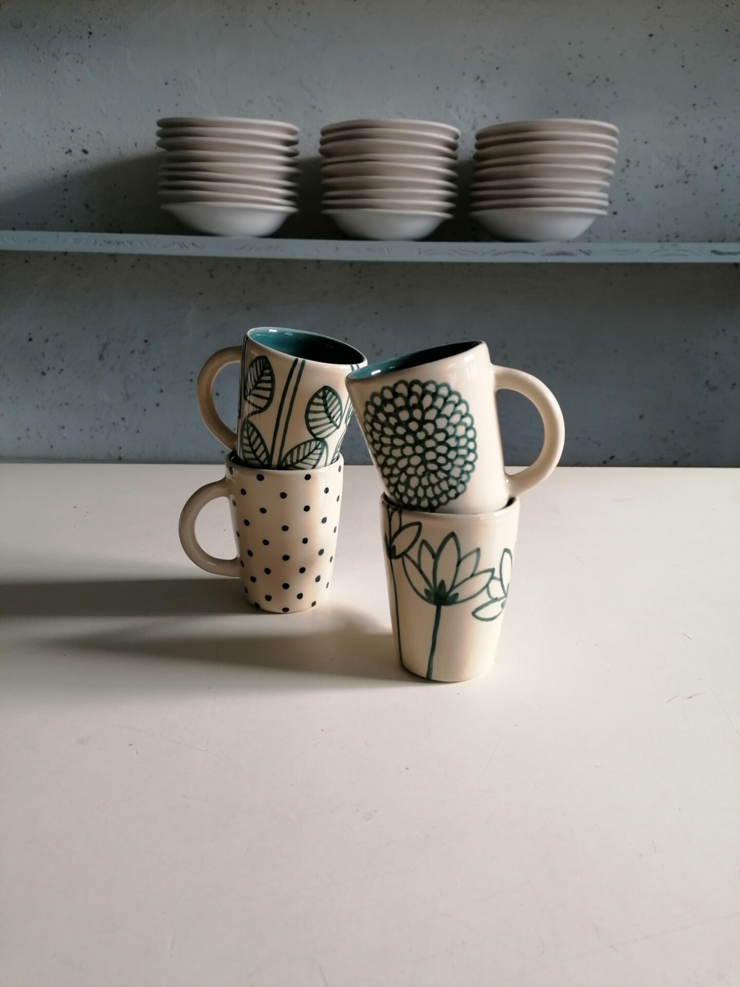 TAZZINE CAFFE OTTANIO h8cm set 4 pezzi - immagine 5