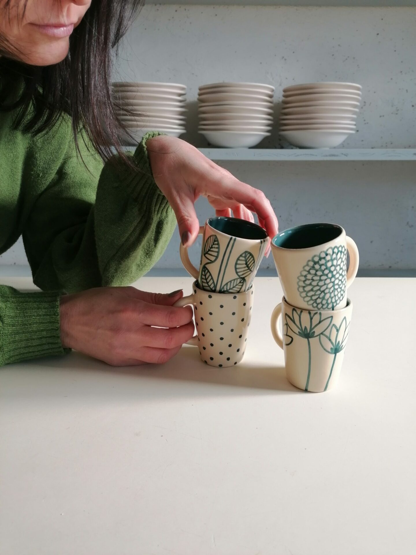 TAZZINE CAFFE OTTANIO h8cm set 4 pezzi - immagine 6