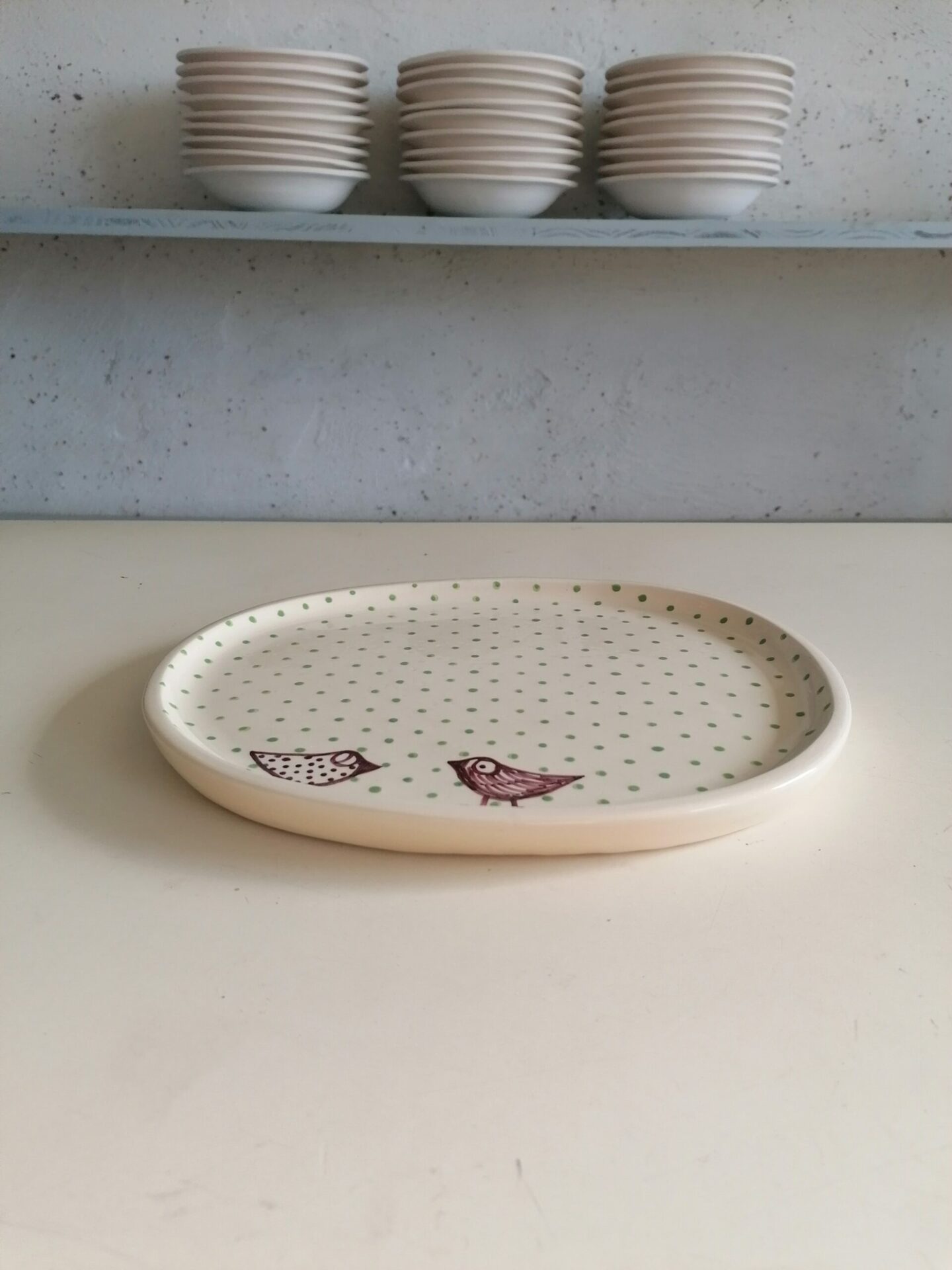 VASSOIO VERDE 26cm - immagine 3