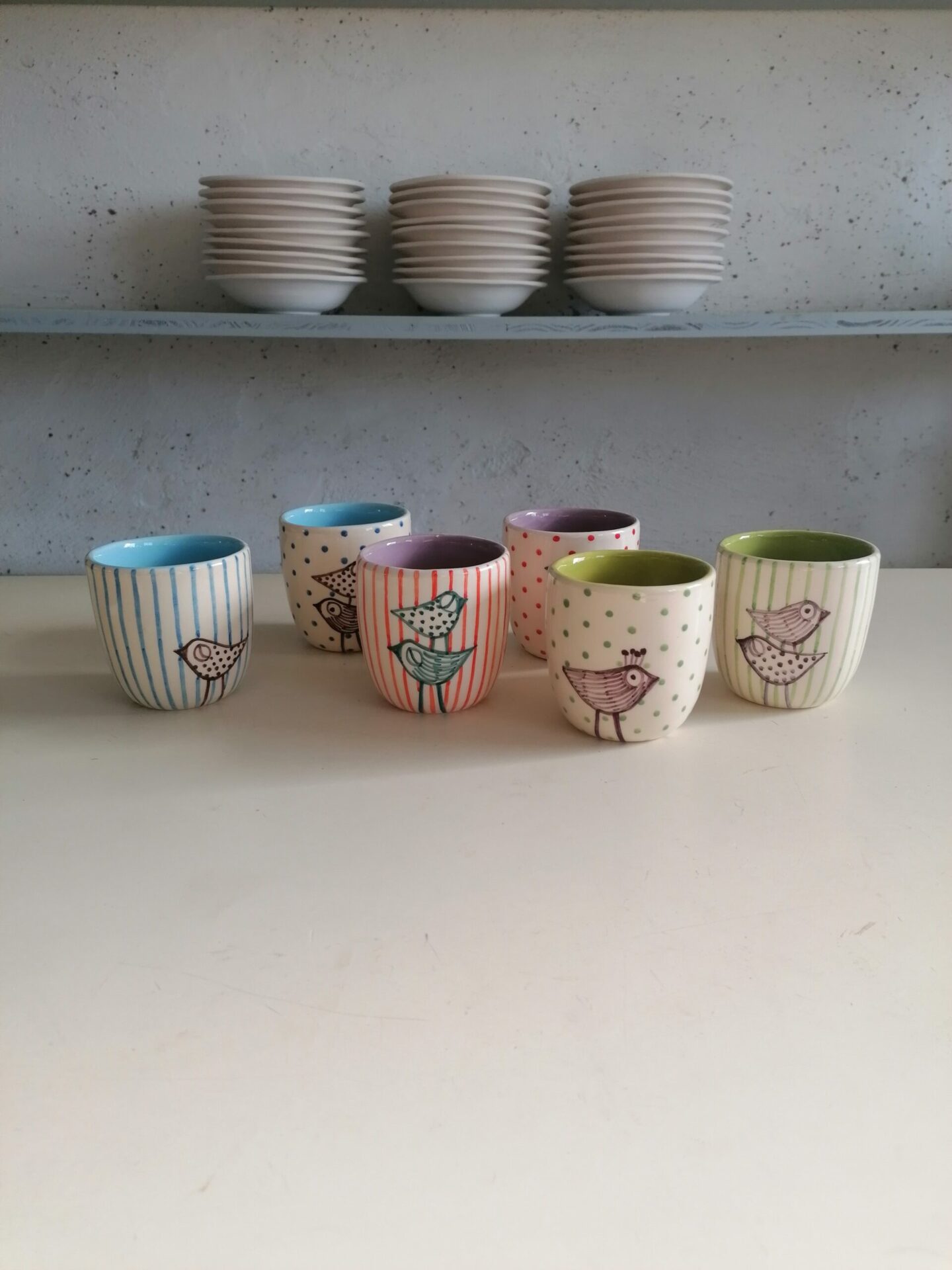 BICCHIERE DA TAVOLA PER ACQUA O VINO h8cm set 6 pezzi - immagine 5