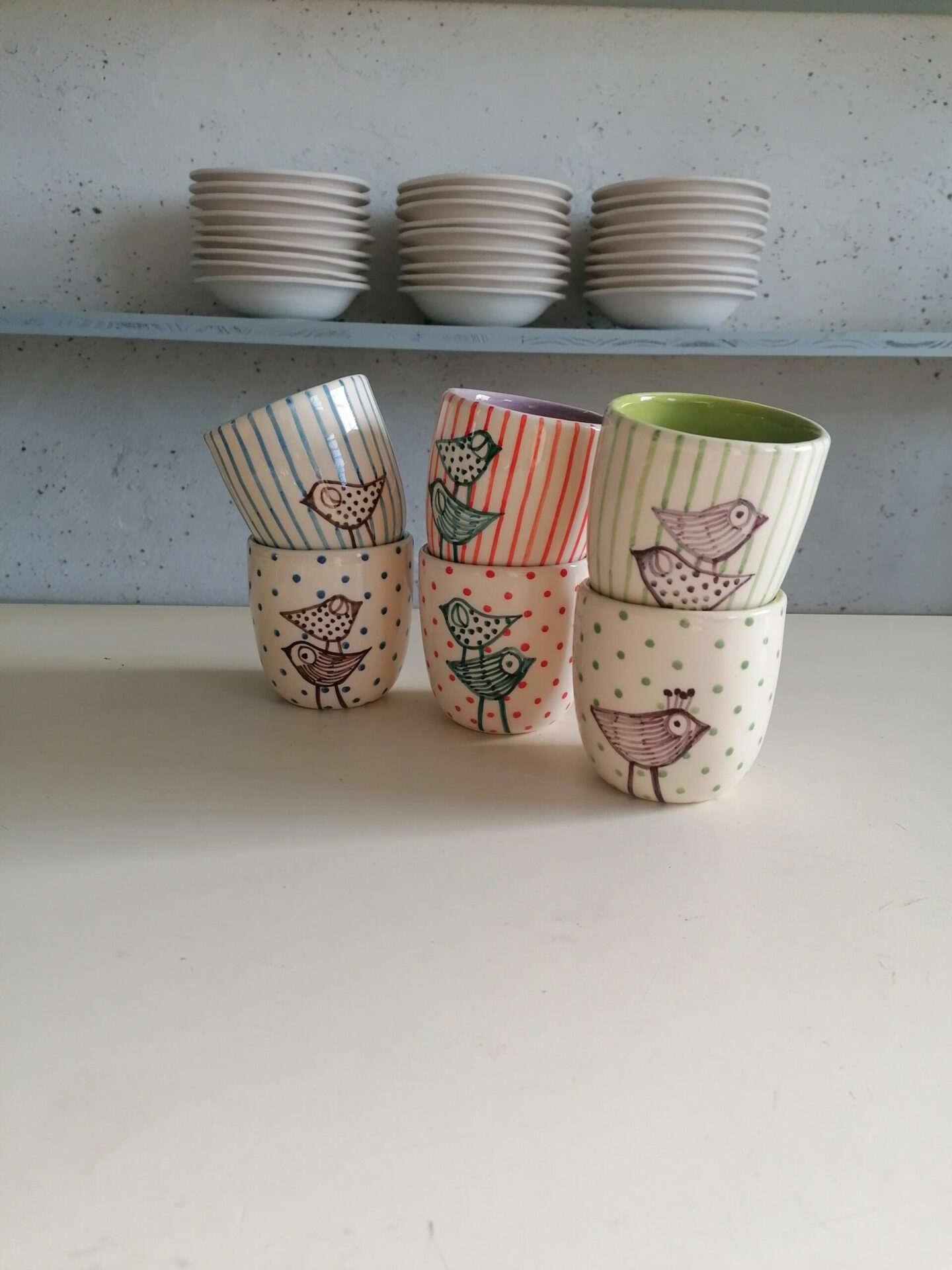 BICCHIERE DA TAVOLA PER ACQUA O VINO h8cm set 6 pezzi