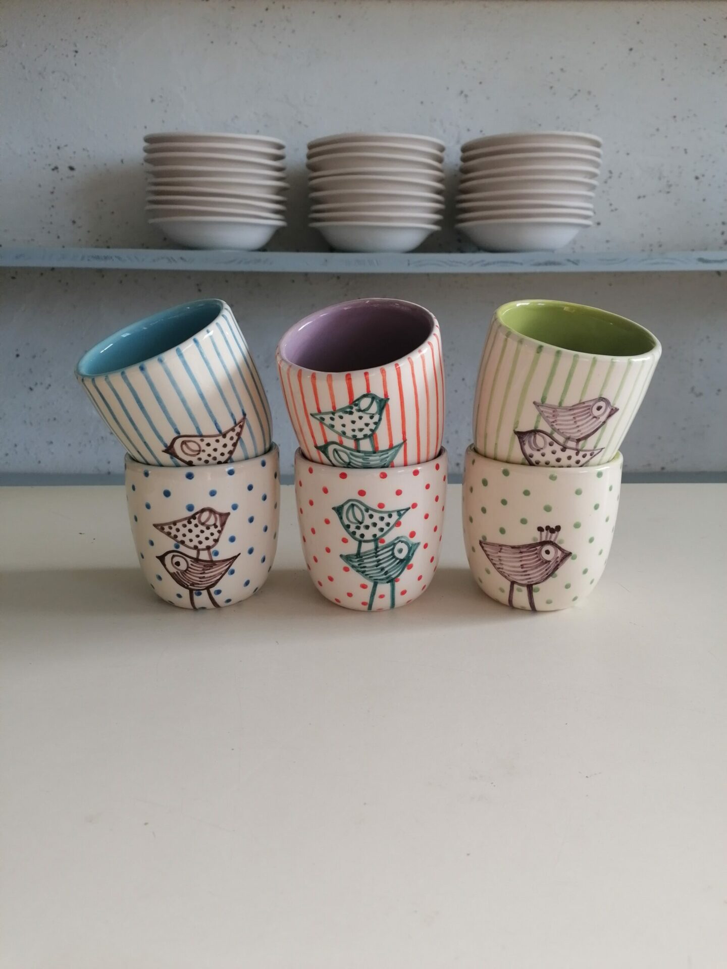 BICCHIERE DA TAVOLA PER ACQUA O VINO h8cm set 6 pezzi - immagine 4