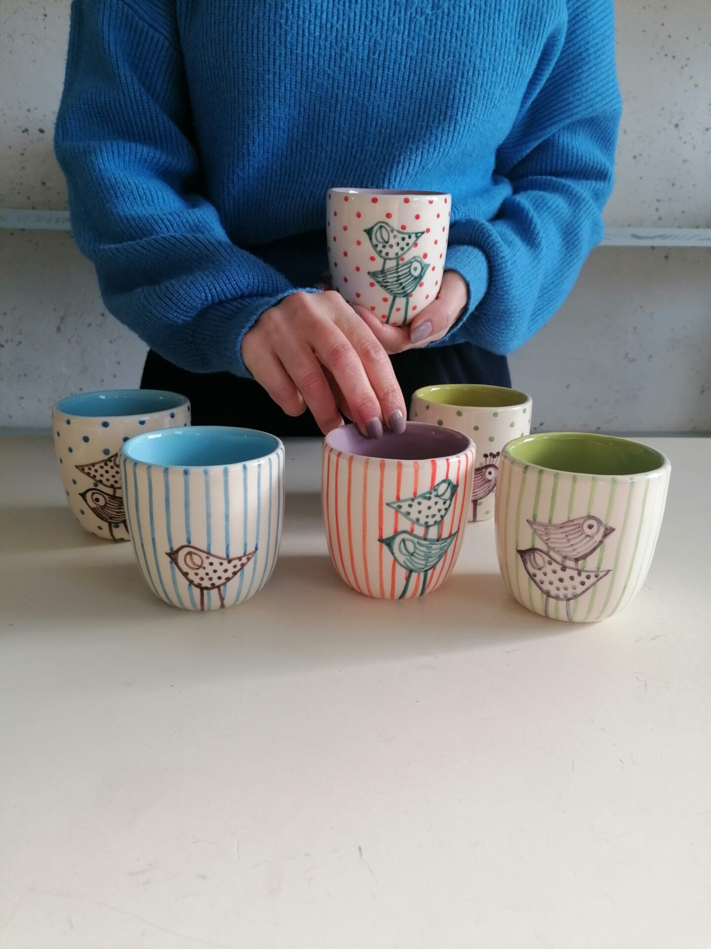 BICCHIERE DA TAVOLA PER ACQUA O VINO h8cm set 6 pezzi - immagine 3