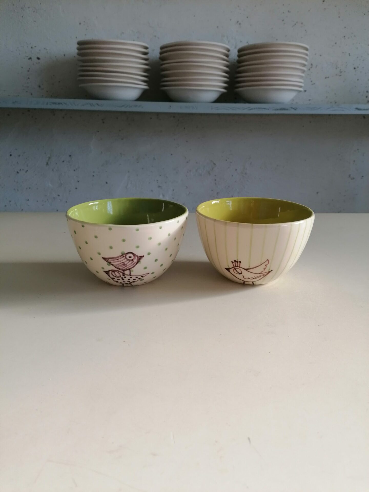 COPPETTA CEREALI VERDE h7cm set 2 pezzi - immagine 2