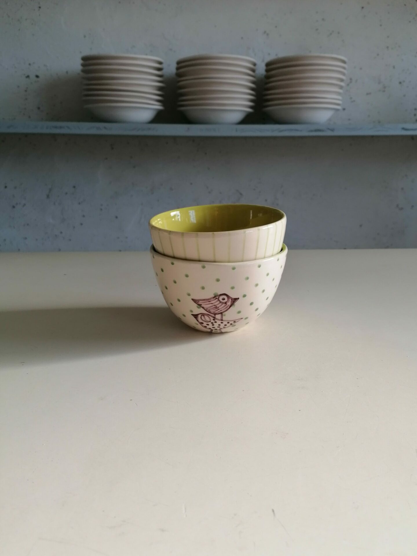 COPPETTA CEREALI VERDE h7cm set 2 pezzi - immagine 3