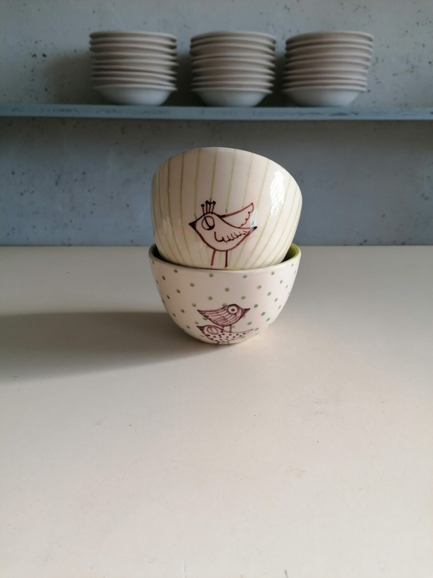 COPPETTA CEREALI VERDE h7cm set 2 pezzi - immagine 4