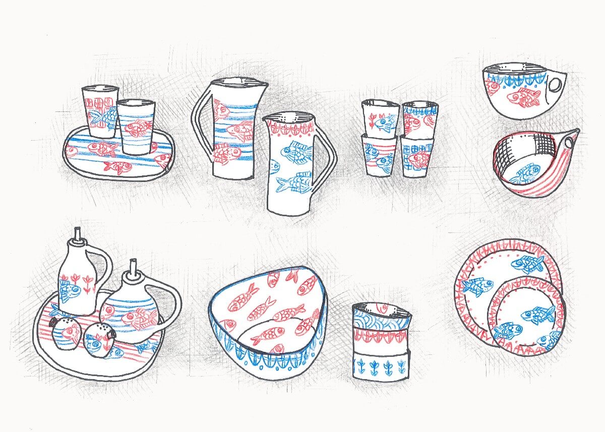 collezione pesci tra le righe